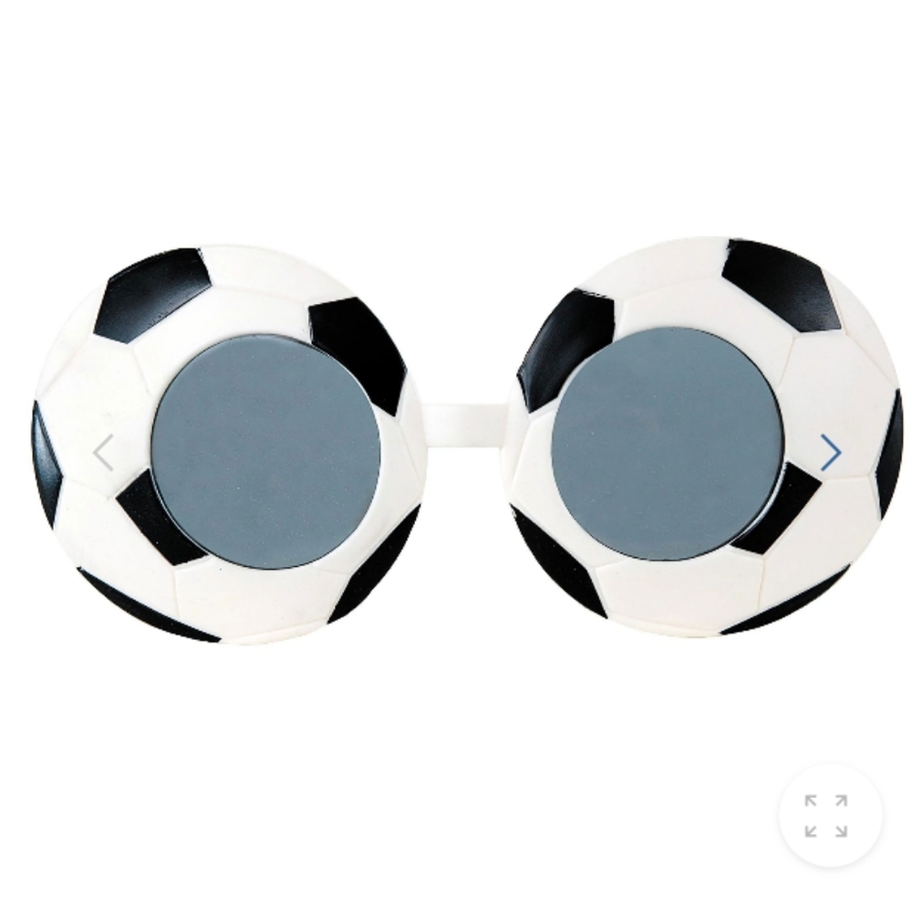 🆕 Amscan Soccer Ball Glasses, Standard, Ages: 14+, NIP